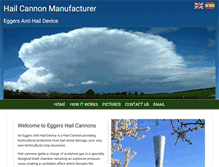 Tablet Screenshot of hailcannon.com